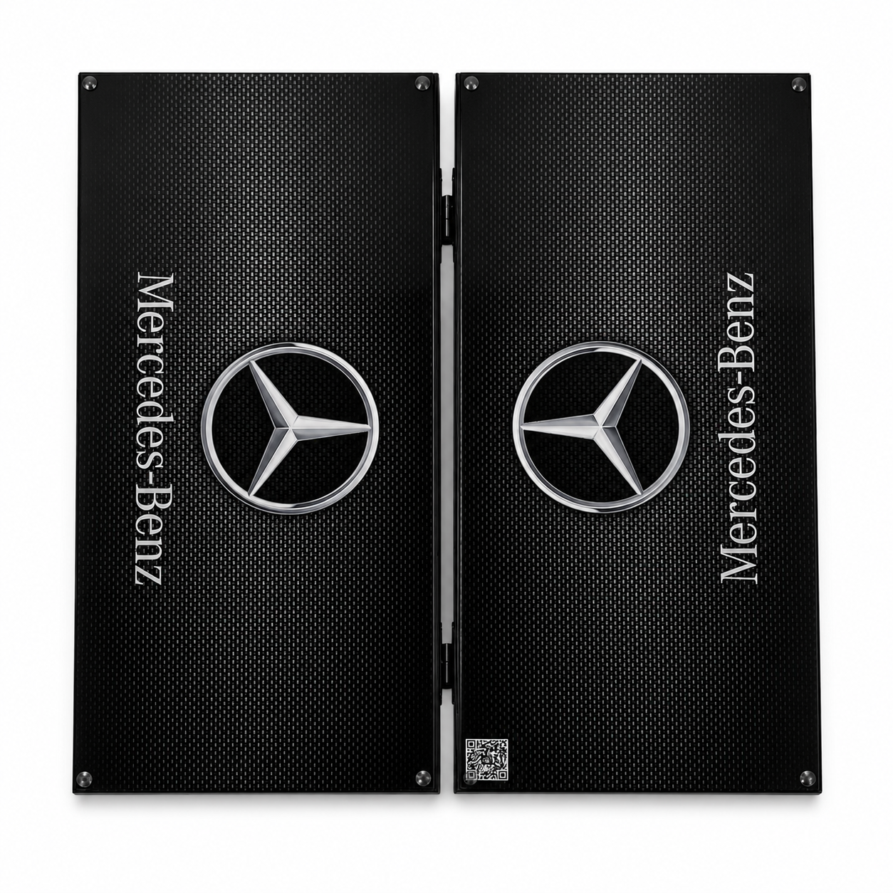 Премиальные стеклянные нарды с логотипом Mercedes-Benz для коллекционеров и автолюбителей